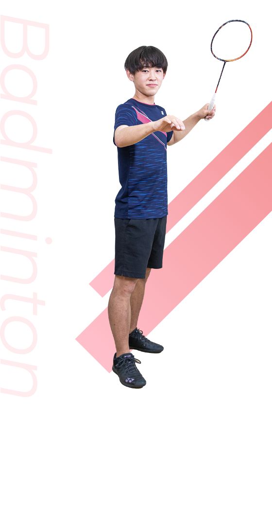 男子バドミントン部 イメージ