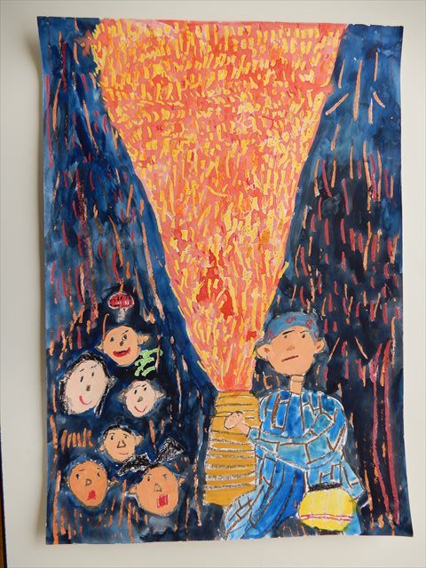 小学校の推薦された絵画　美術品 楽天市場】砂絵ｾｯﾄA4 ﾐﾆｼﾞｮｳｺﾞ付 自由研究 小学生 工作 ｷｯﾄ 工作