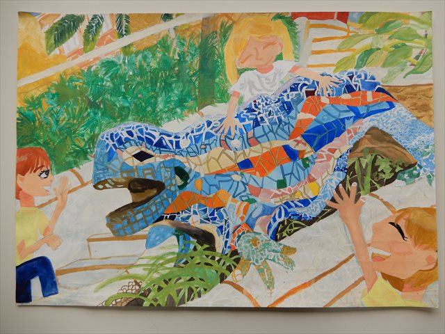 小学校の推薦された絵画　美術品 w-24-001-08-0068 – かながわ夢絵コンテスト – 神奈川県最大級の